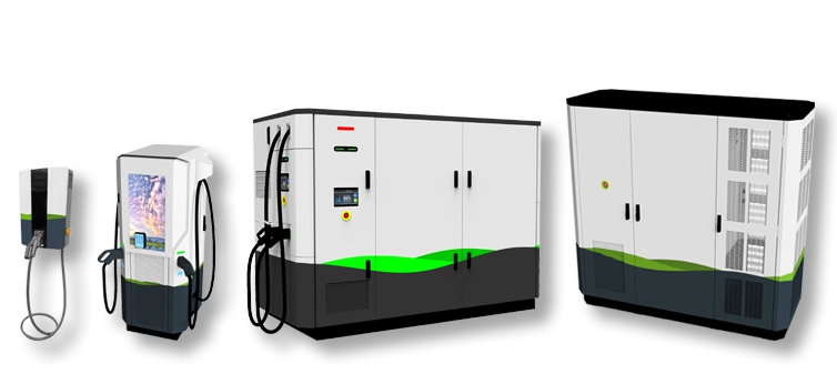 Udenco charger line-up: Mobile Charger, DC80 LQ, DC120-240 and DC480